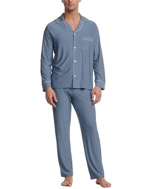 Eberjey William Pajama Set - Blue