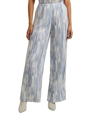 Bella Dahl Pull On Pleated Pants - Blue