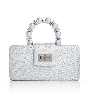 Soli & Sun The Serena Clutch Bag - White