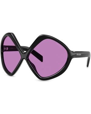 Prada Shield Sunglasses, 68Mm - Purple
