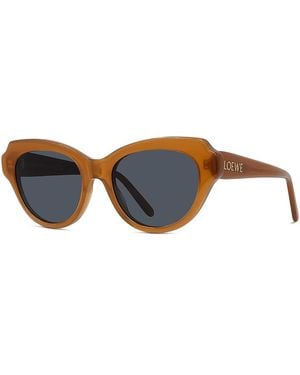 Loewe Slim Geometric Sunglasses, 53Mm - Multicolor