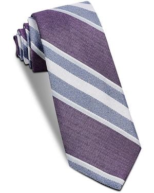 W.r.k. Multi-Stripe Silk Tie - Purple