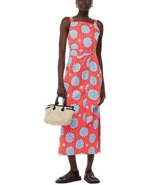 Whistles Sunburst Print Dress - Red