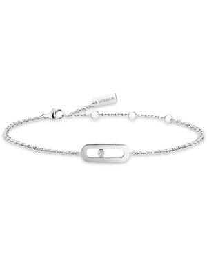 Messika 18K Move Uno Diamond Bracelet - White