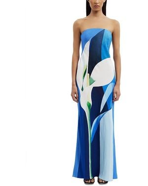 Significant Other Mora Strapless Dress - Blue