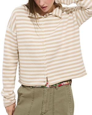 Alex Mill Taylor Striped Cardigan - Natural