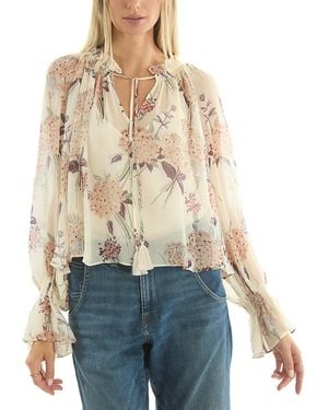 SECRET MISSION Katerina Blouse - Blue