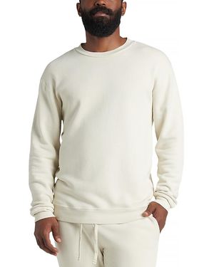 Goodlife Venice Slim Fit Crewneck Sweatshirt - White