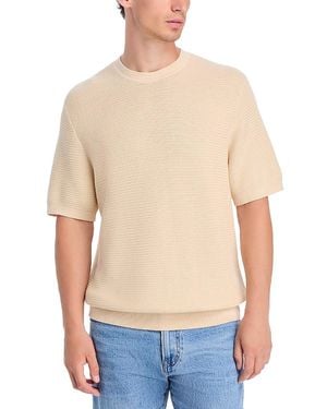 Madewell Racking Regular Fit Short Sleeve Sweater - Blue