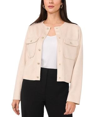 Vince Camuto Raw Edge Jacket - Natural