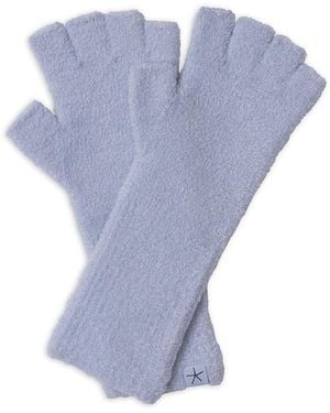 Barefoot Dreams Cozychic Lite Fingerless Gloves - Blue