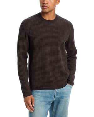 Rag & Bone Harvey Ribbed Crewneck Sweater - Black