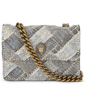 Kurt Geiger Micro Kensington Convertible Crossbody - Gray