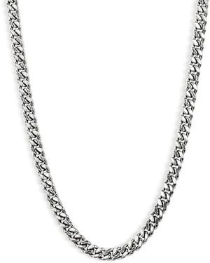 John Hardy Sterling Chain Curb Link Necklace - Metallic