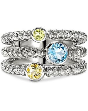 John Hardy Sterling Heishi Gemstone Ring - White