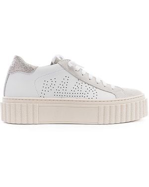 P448 Creeper Platform Sneakers - White