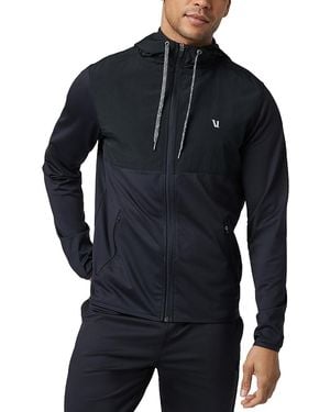 Vuori Sunday Element Hooded Track Jacket - Black