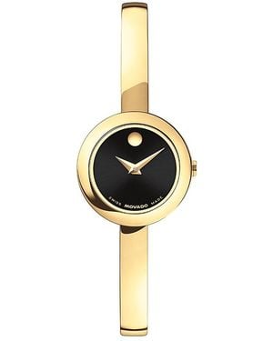 Movado Museum Bangle Round Watch, 22Mm - Metallic