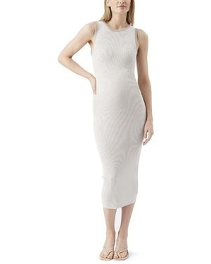 Ripe Maternity Noa Rib Knit Nursing Dress - White