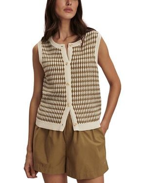 Varley Aura Knit Top - Brown