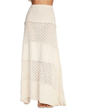 CAPITTANA Addie Tiered Skirt Swim Cover-Up - Natural
