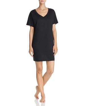 Hanro Laura Oversized Sleep Tee - Black