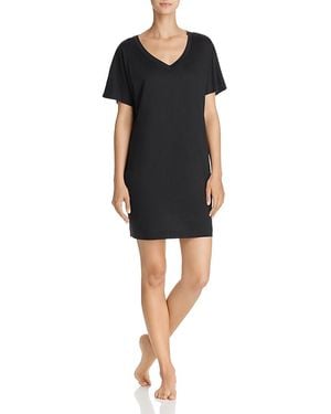 Hanro Laura Oversized Sleep Tee - Black