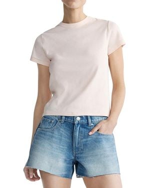 DL1961 Shrunken Tee - Blue