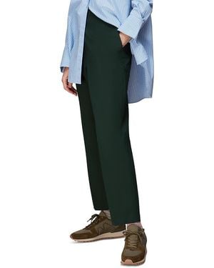 Whistles Lila Slim Fit Stretch Pants - Green