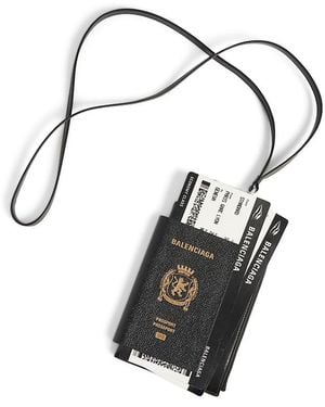 Balenciaga Passport Phone Holder - Black
