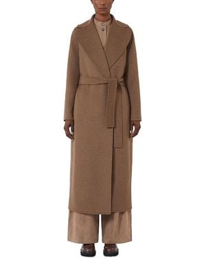Max Mara Poldo Wool Coat - Brown