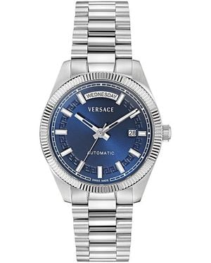 Versace Millenyium Automatic Bracelet Watch, 40Mm - Blue