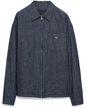 Prada Chambray Shirt - Blue