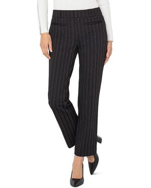 Liverpool Los Angeles Holly Pinstriped Pants - Black