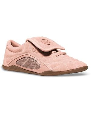 MICHAEL Michael Kors Michael Kors Kyler Suede And Mesh Sneaker - Pink