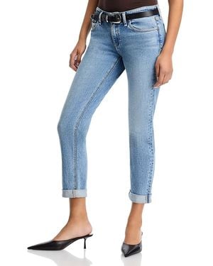 Rag & Bone Dre Low Rise Slim Boyfriend Jeans - Blue
