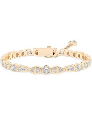 Shahla Karimi From The Luxe Collection Certified Lab Grown Diamond Mixed Cut Azadi Tennis Bracelet - Metallic