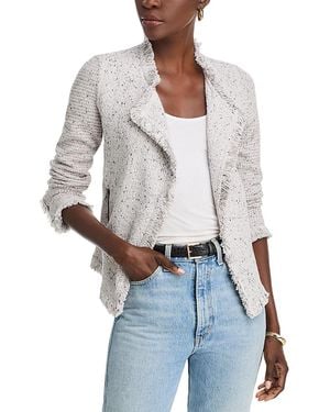 NIC+ZOE Fringe Mix Knit Jacket - Multicolor