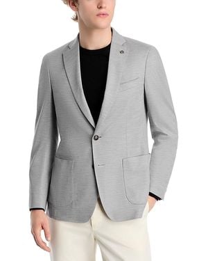 Peter Millar Claremont Regular Fit Plaid Soft Wool Jacket - Gray