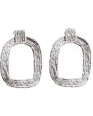 COG Eva Hoop Earrings - Metallic