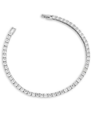 BaubleBar Cubic Zirconia Bille Tennis Bracelet - Metallic