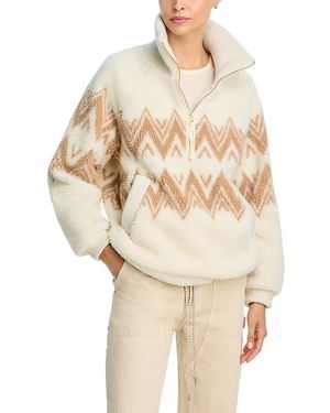 Varley Hendrik Half Zip Sweater - Natural