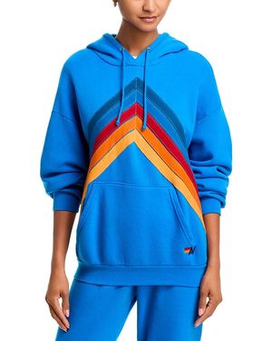 Aviator Nation Mountain Stitch Chevron Sweatshirt - Blue