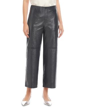 Fifteen Twenty Faux Leather Pants - Gray