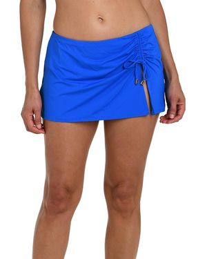 La Blanca Tunnel Swim Skirt - Blue