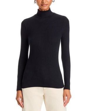 FRAME The Rib Turtleneck Tee - Blue