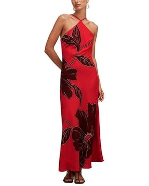 EVER NEW Nova Arrow Neck Maxi Dress - Red