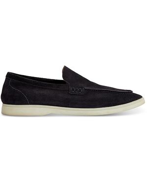 Reiss Kason Slip On Loafers - Black
