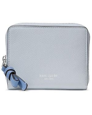 Kate Spade Loop Small Leather Zip Wallet - White