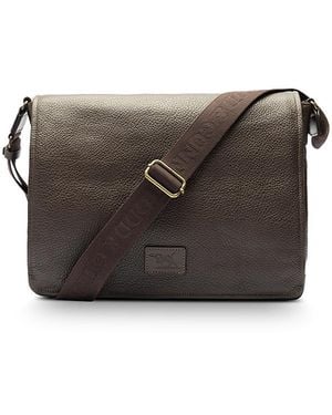 Rodd & Gunn Newstead Leather Messenger - Gray